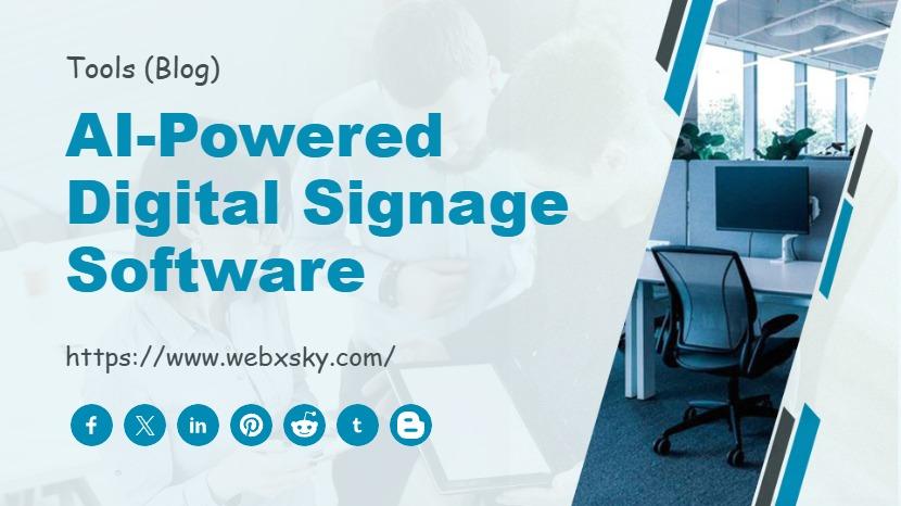AI-Powered Digital Signage Software