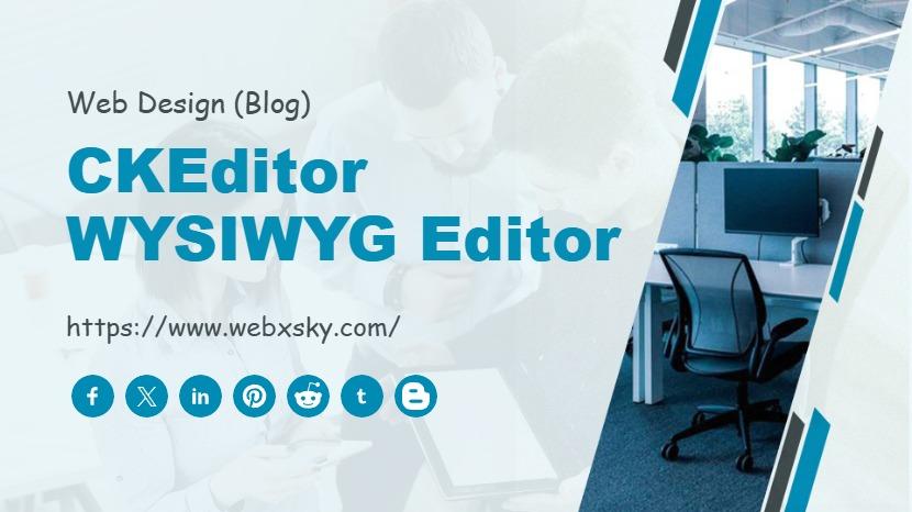 CKEditor WYSIWYG Editor