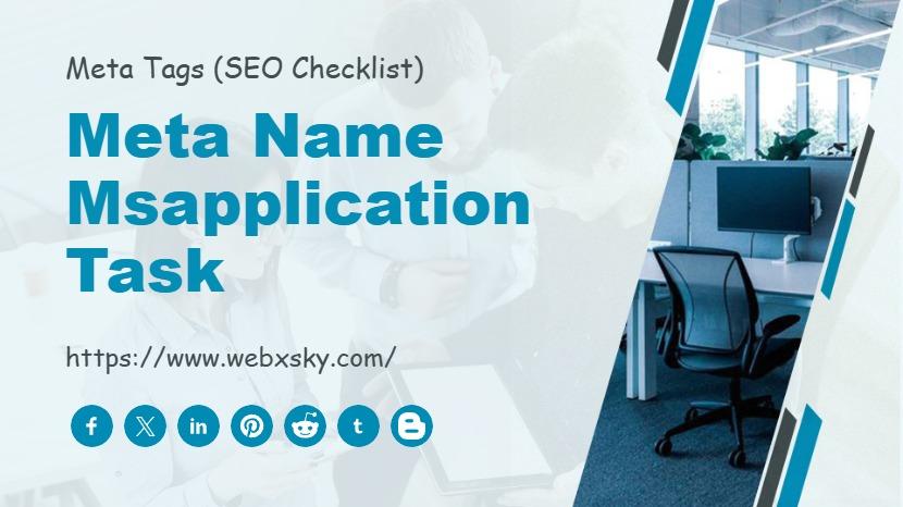 Meta Name Msapplication Task