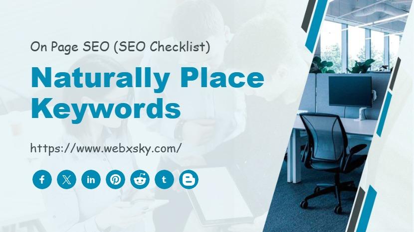 Naturally Place Keywords