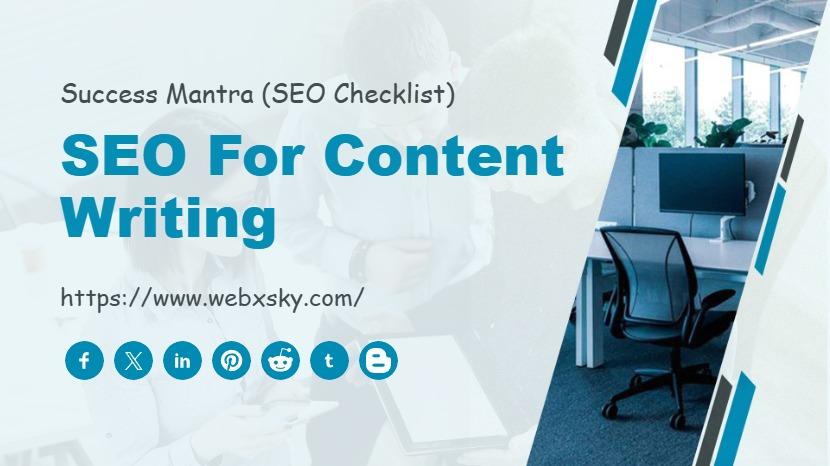 SEO for Content Writing