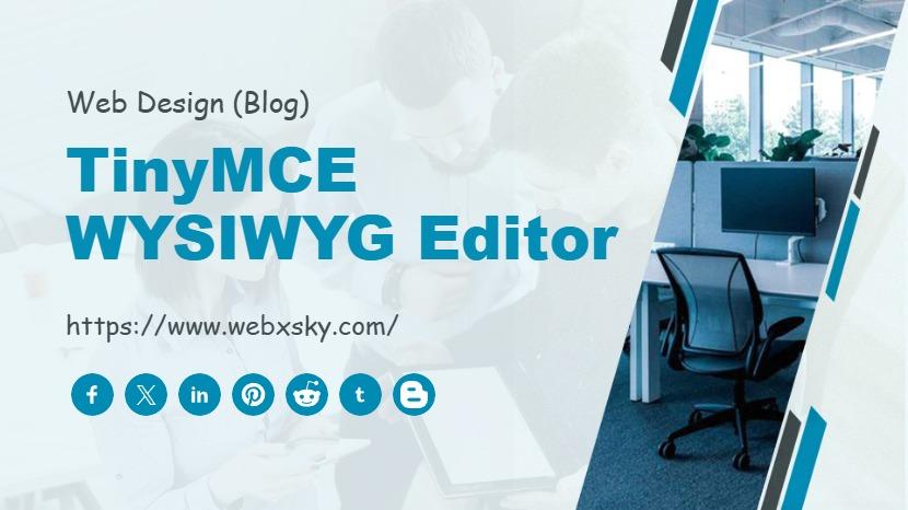 TinyMCE WYSIWYG Editor