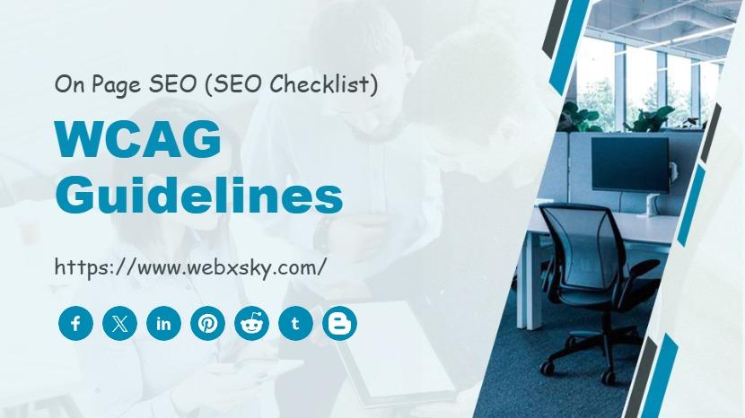 WCAG Guidelines